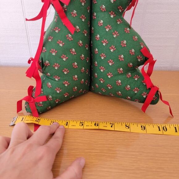 Vintage MCM Christmas Tree Plush Stuffy Holiday Decoration Decor Mid Century - Picture 5 of 9